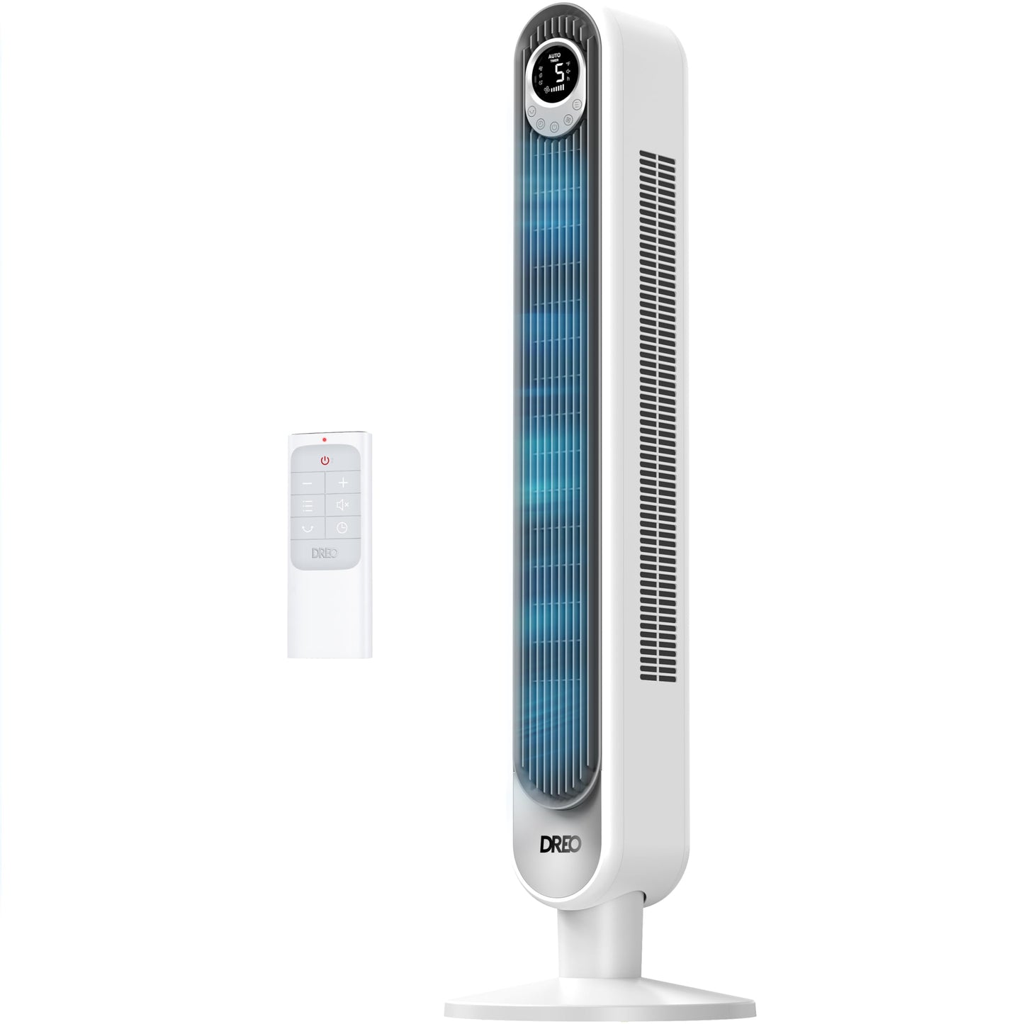 DREO Tower Fan for Bedroom, 28ft/s Velocity, Ultra Quiet Fan, 8 Speeds