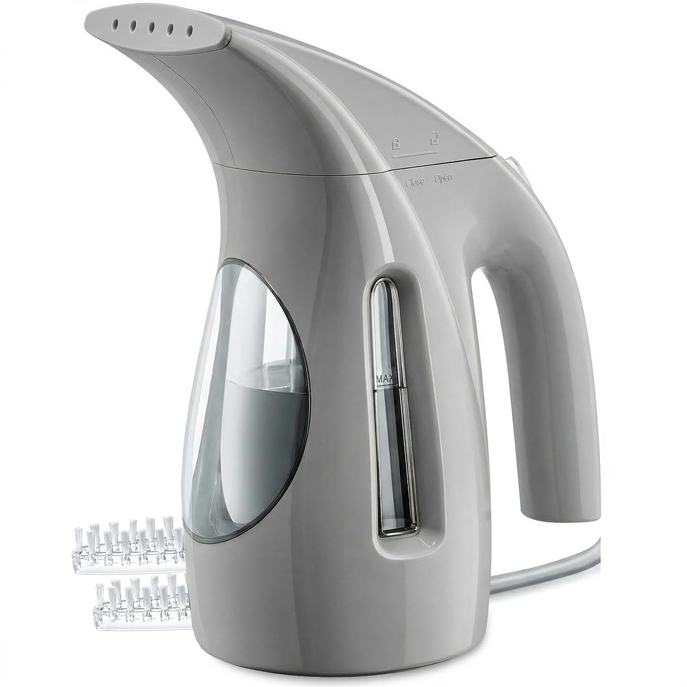 HiLIFE Steamer for Clothes, Portable Handheld Clothing Steamer, 240ml Big Capacity, 700W, Strong Power, Fabric Quick Wrinkle Remover with Brush for Home, Office(ONLY 120V) -Blue