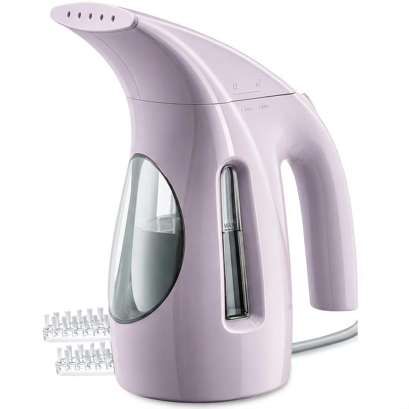 HiLIFE Steamer for Clothes, Portable Handheld Clothing Steamer, 240ml Big Capacity, 700W, Strong Power, Fabric Quick Wrinkle Remover with Brush for Home, Office(ONLY 120V) -Blue