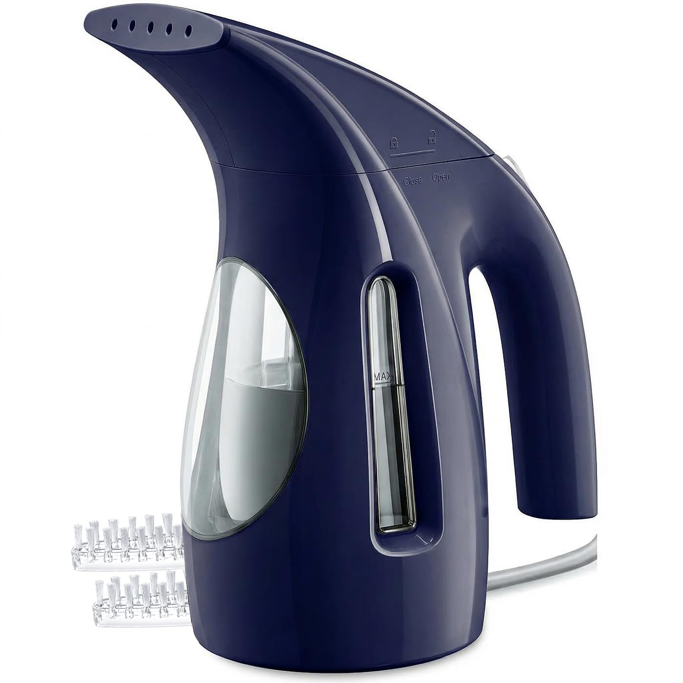 HiLIFE Steamer for Clothes, Portable Handheld Clothing Steamer, 240ml Big Capacity, 700W, Strong Power, Fabric Quick Wrinkle Remover with Brush for Home, Office(ONLY 120V) -Blue