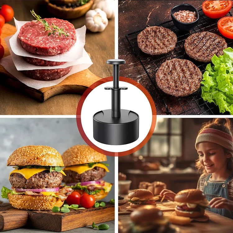 2024 New ABS Round Press Type Burger Patty Presser Home Kitchen Manual Meat Presser