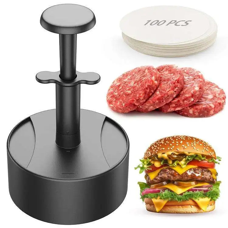 2024 New ABS Round Press Type Burger Patty Presser Home Kitchen Manual Meat Presser