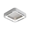 2026 Bladeless Ceiling Fan Light Flush Mount Smart APP Control Dimmable Square LED Ceiling Fan with Light and Remote