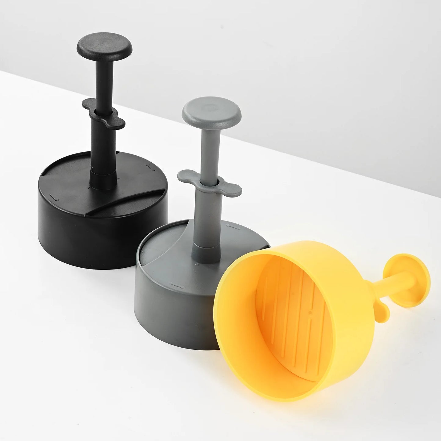 2024 New ABS Round Press Type Burger Patty Presser Home Kitchen Manual Meat Presser