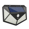 Best Outdoor Backyard Garden Stair Waterproof IP65 Solar Power 4 Sides Lighting Wall Lamp 100 LED Motion Sensor Led Solar Light