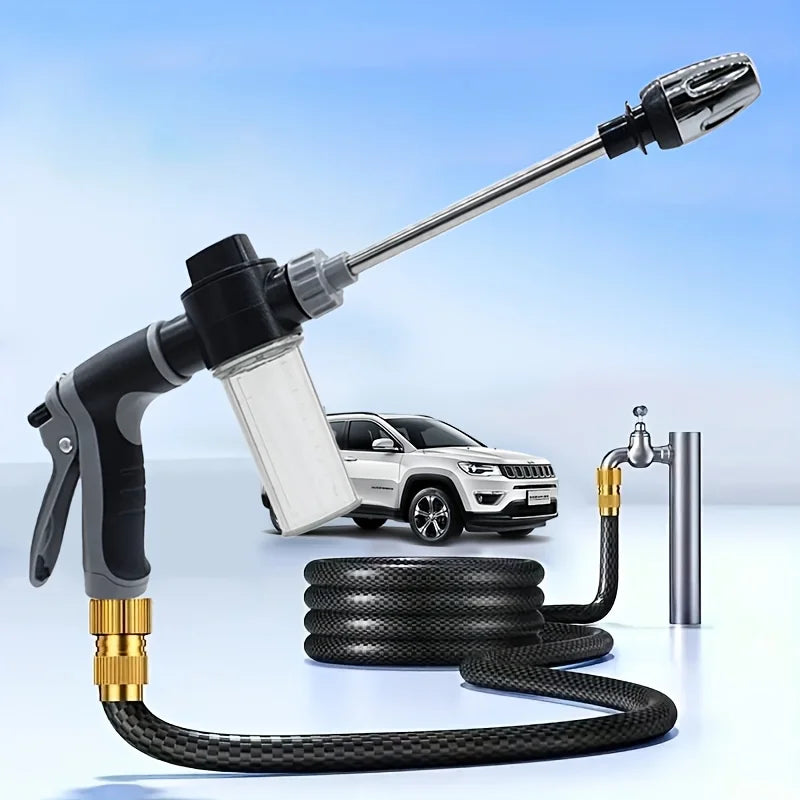 High-Pressure Car Washing Water Gun, External RV Cleaning, Foam Kettle Cleaning, Garden Water Hose Nozzle, Garden Shower,