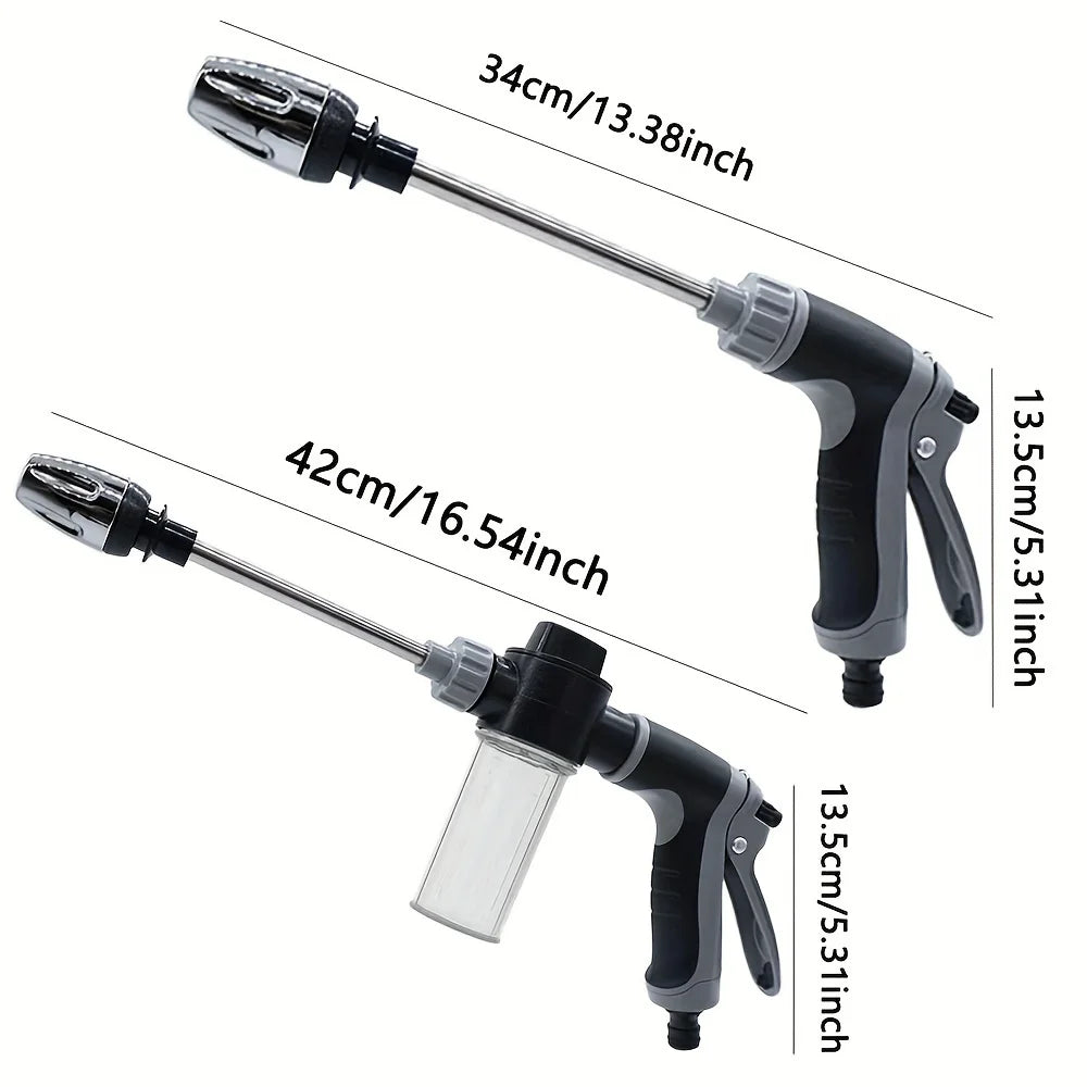 High-Pressure Car Washing Water Gun, External RV Cleaning, Foam Kettle Cleaning, Garden Water Hose Nozzle, Garden Shower,