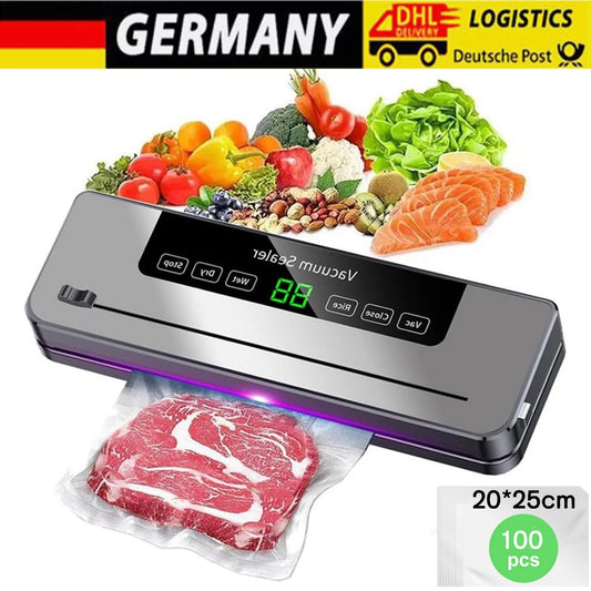 8-in-1 Vacuum Sealer Vacuum Sealer Vacuum Machine with 100 Vacuum Bags Lightweight