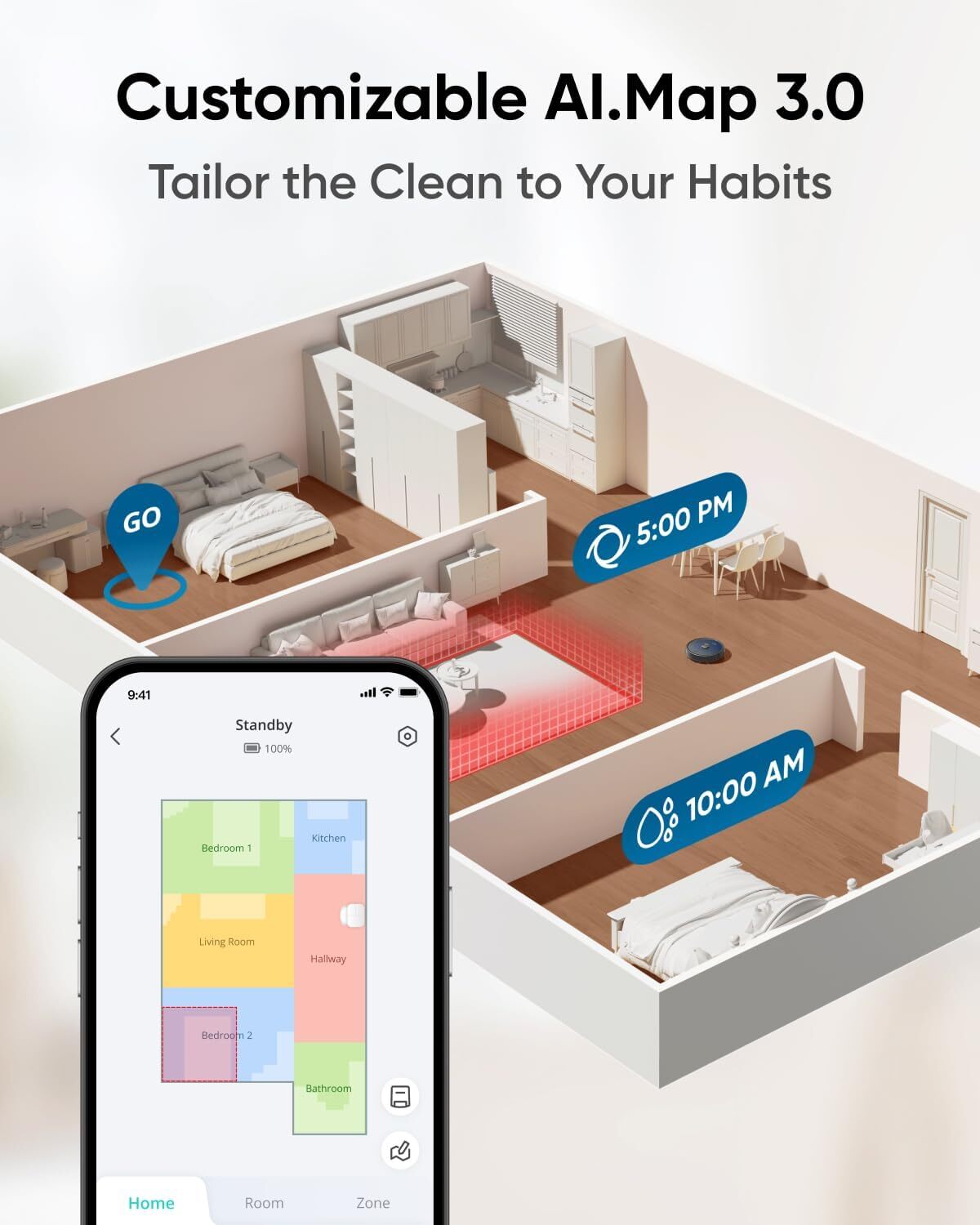 eufy X10 Pro Omni Robot Vacuum and Mop Combo, All-in-One  -Certified Refurbished