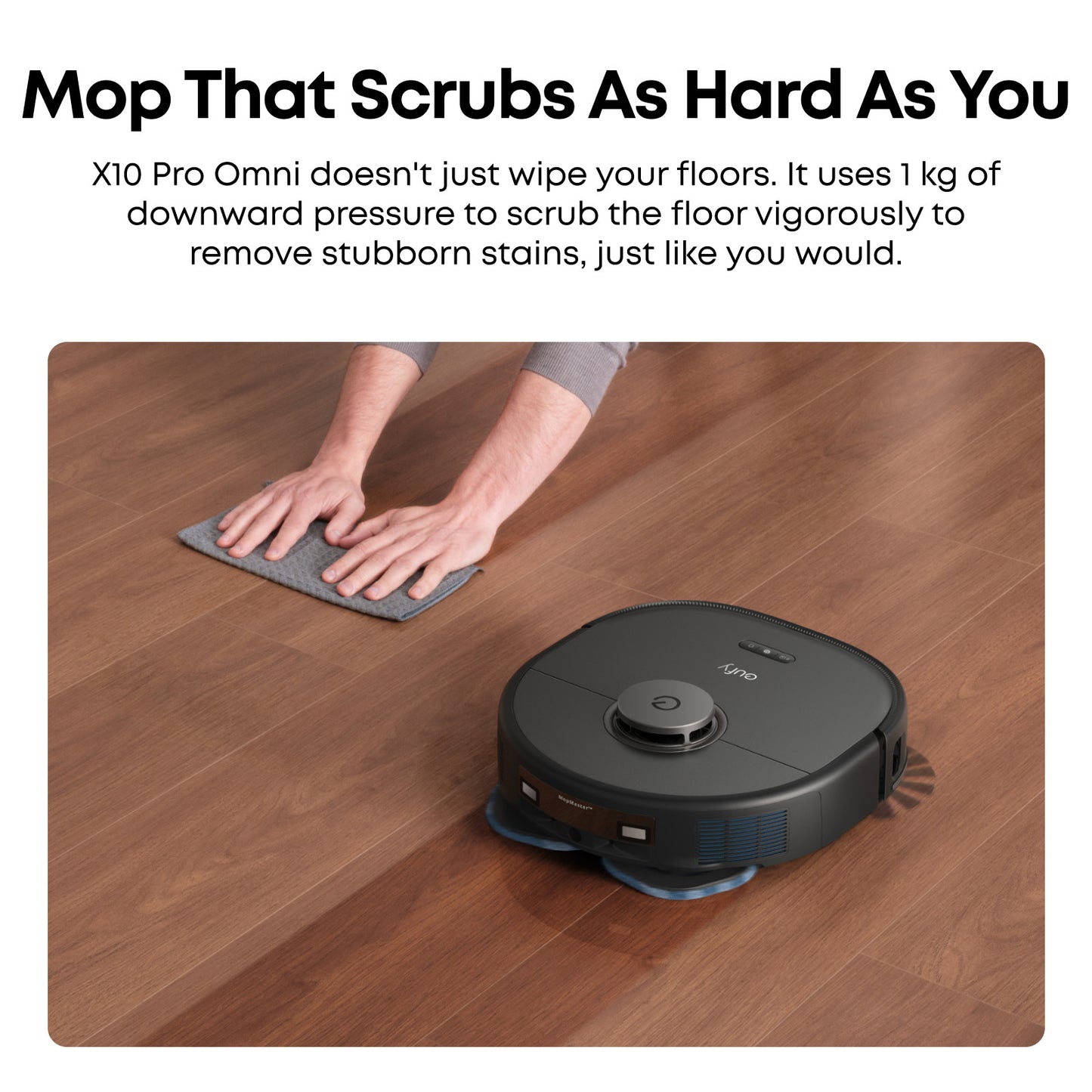 eufy X10 Pro Omni Robot Vacuum and Mop Combo, All-in-One  -Certified Refurbished